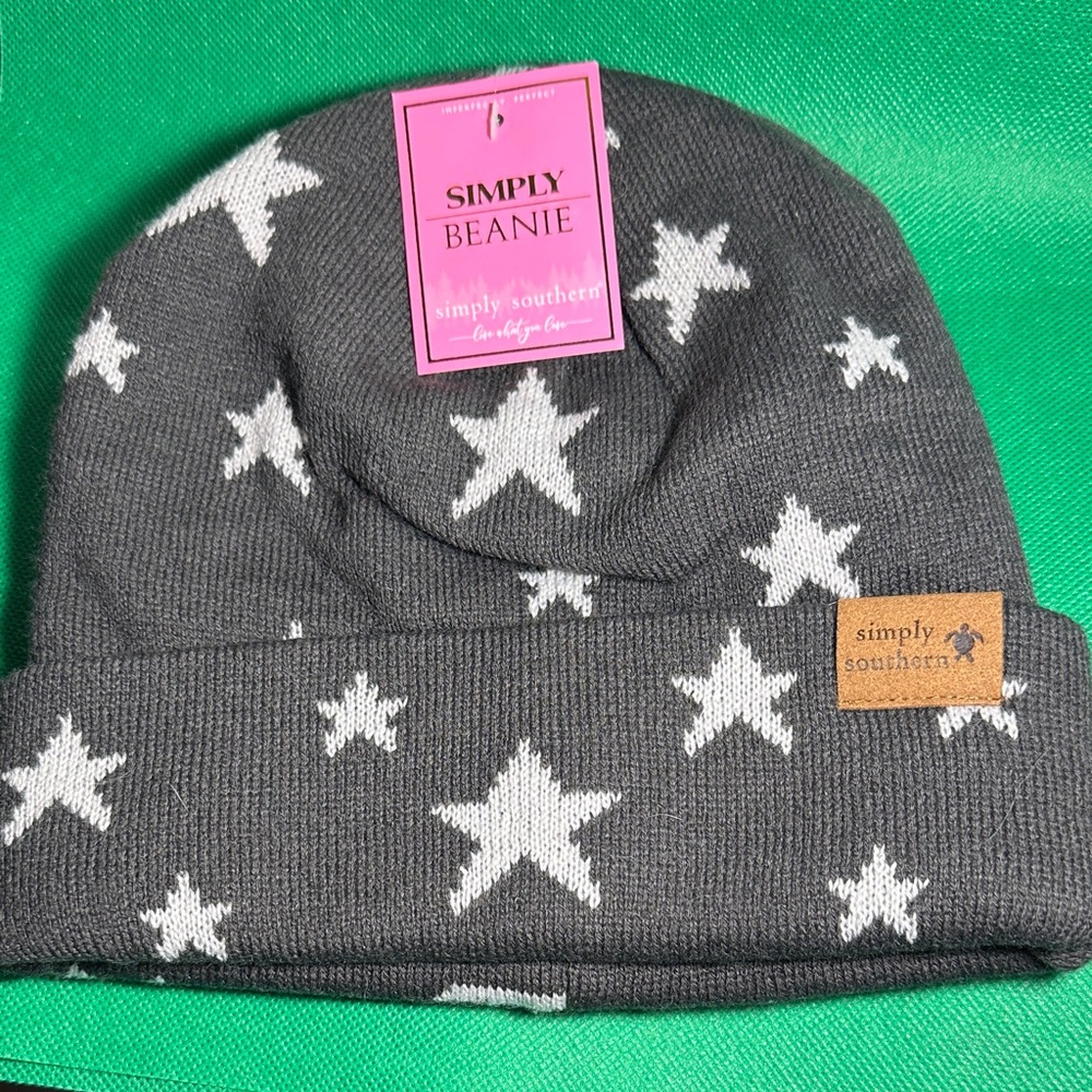 Simply Southern Charcoal Star Beanie